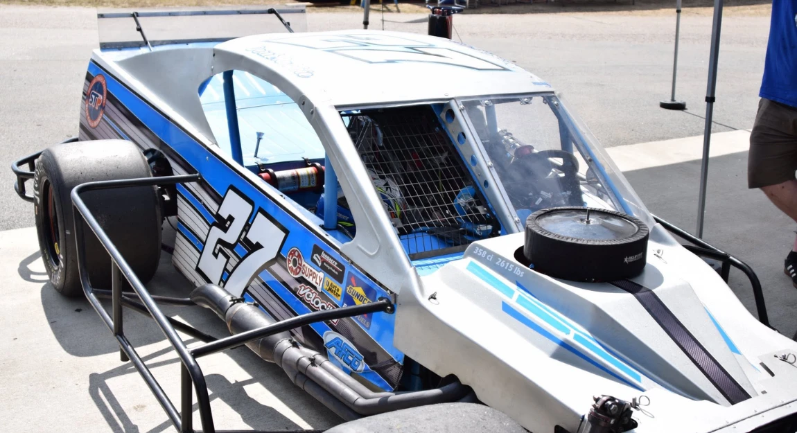Derek Robbie's DDR Motorsports Tour Modified race car at White Mountain Motorsports Park